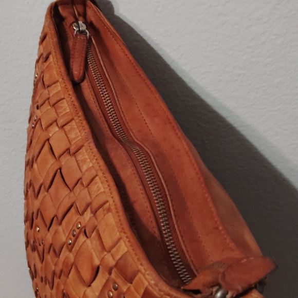 Vilenca Holland Woven Style Studs Purse Brown - Picture 12 of 16